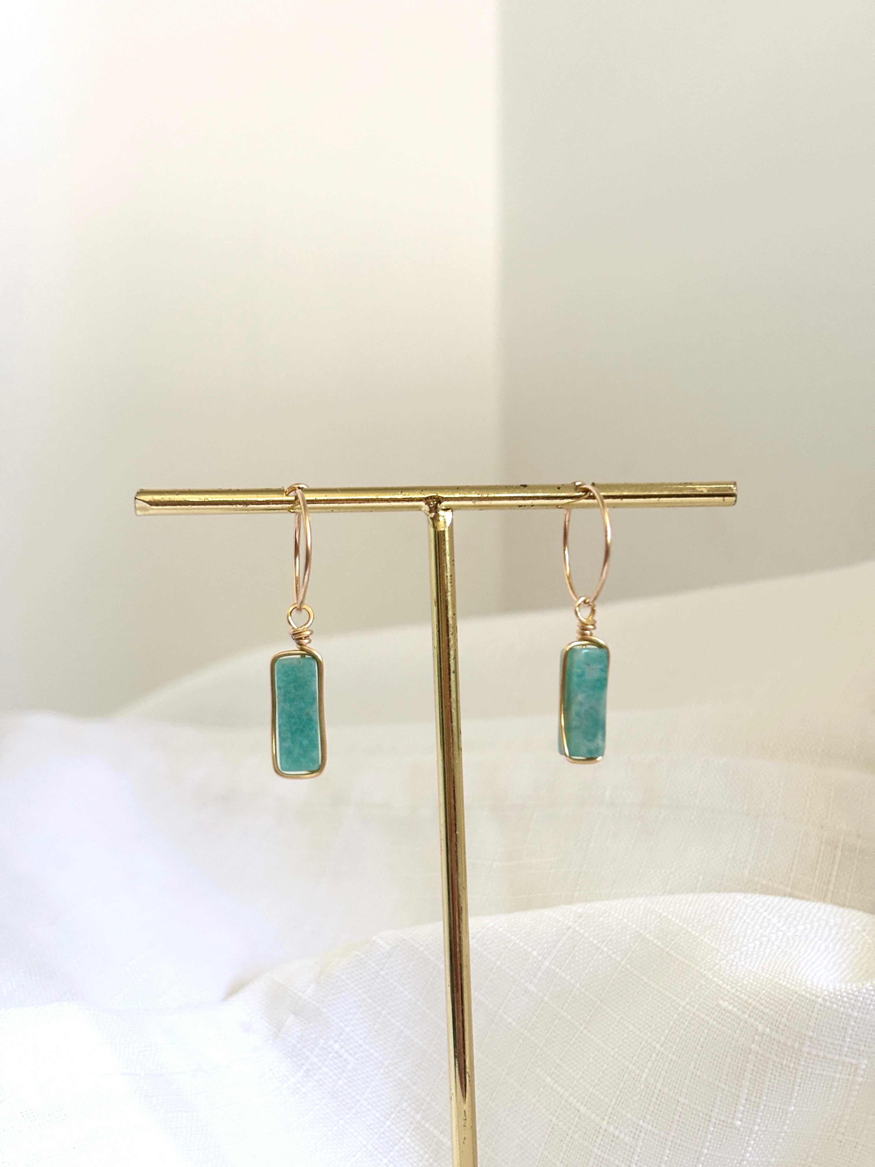 Classic Amazonite Earrings