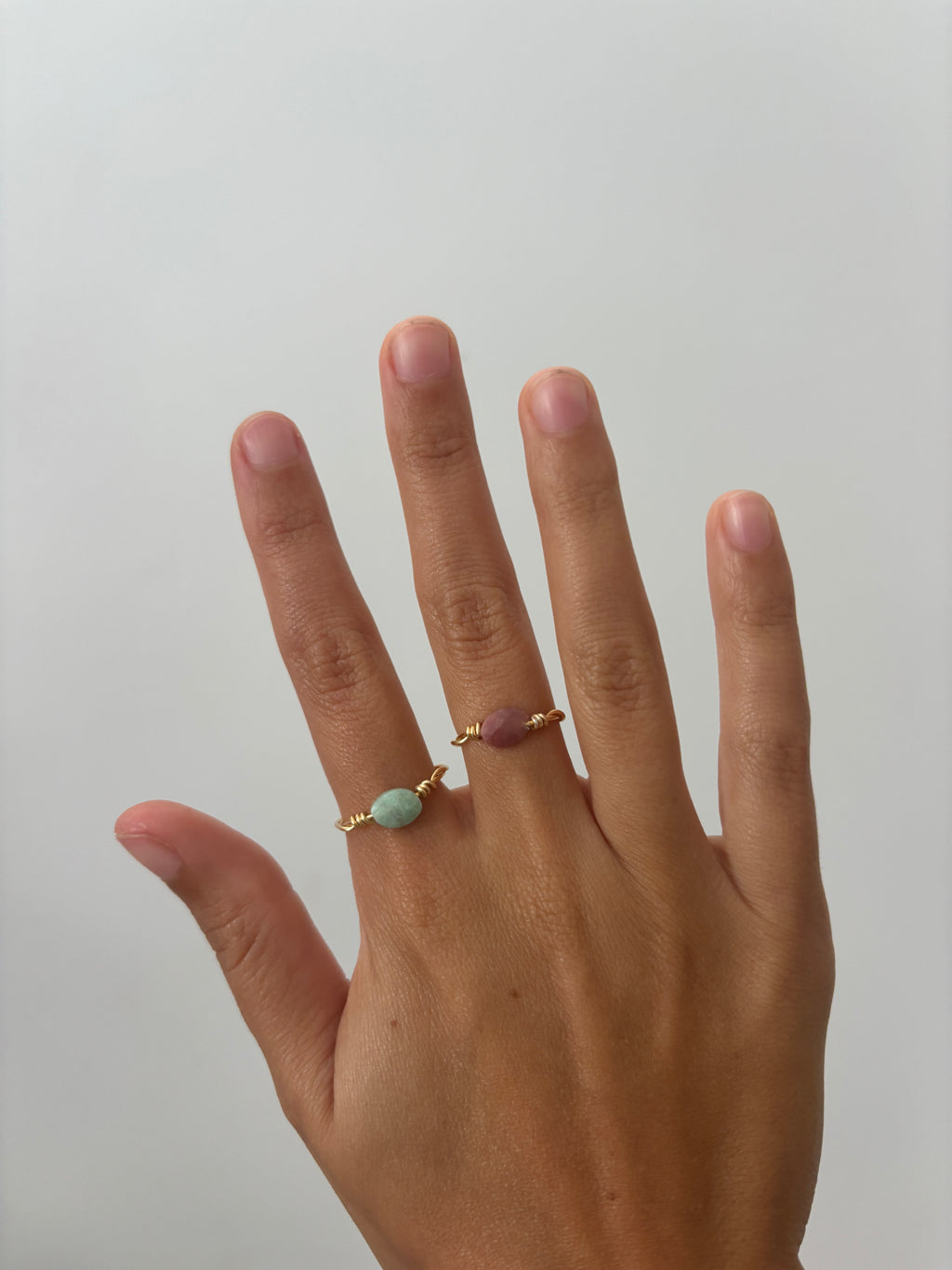 Rhodonite Flat Ring