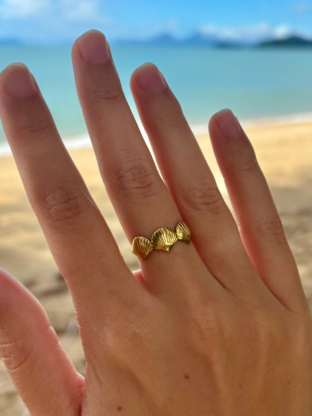 Triple Shell Ring