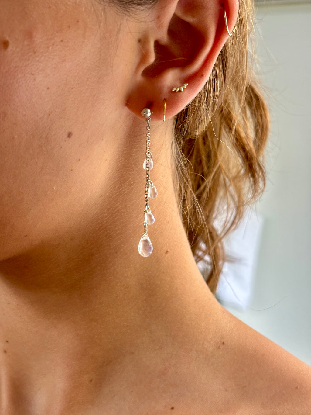 Crystal Cascade Earrings