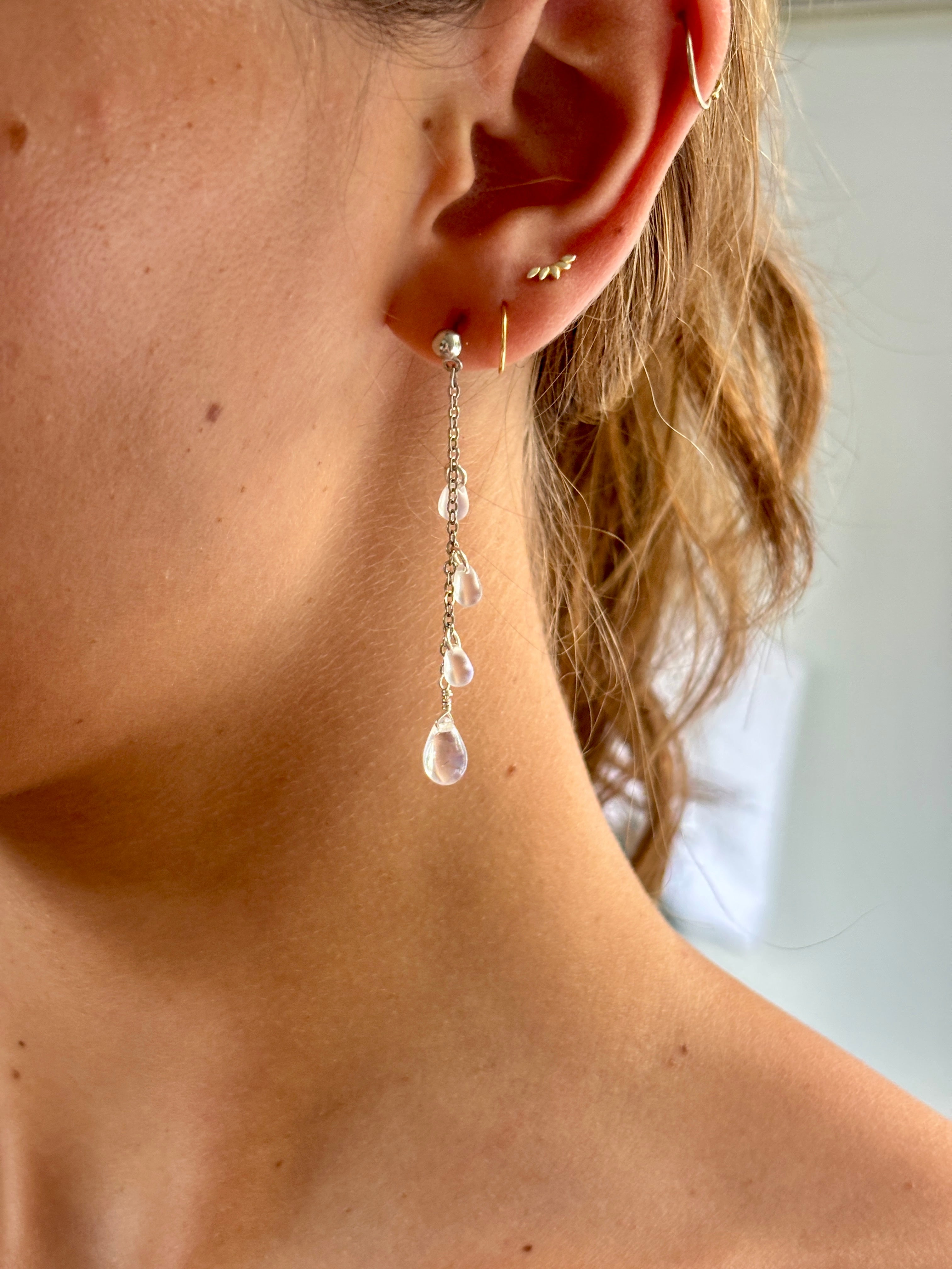 Crystal Cascade Earrings