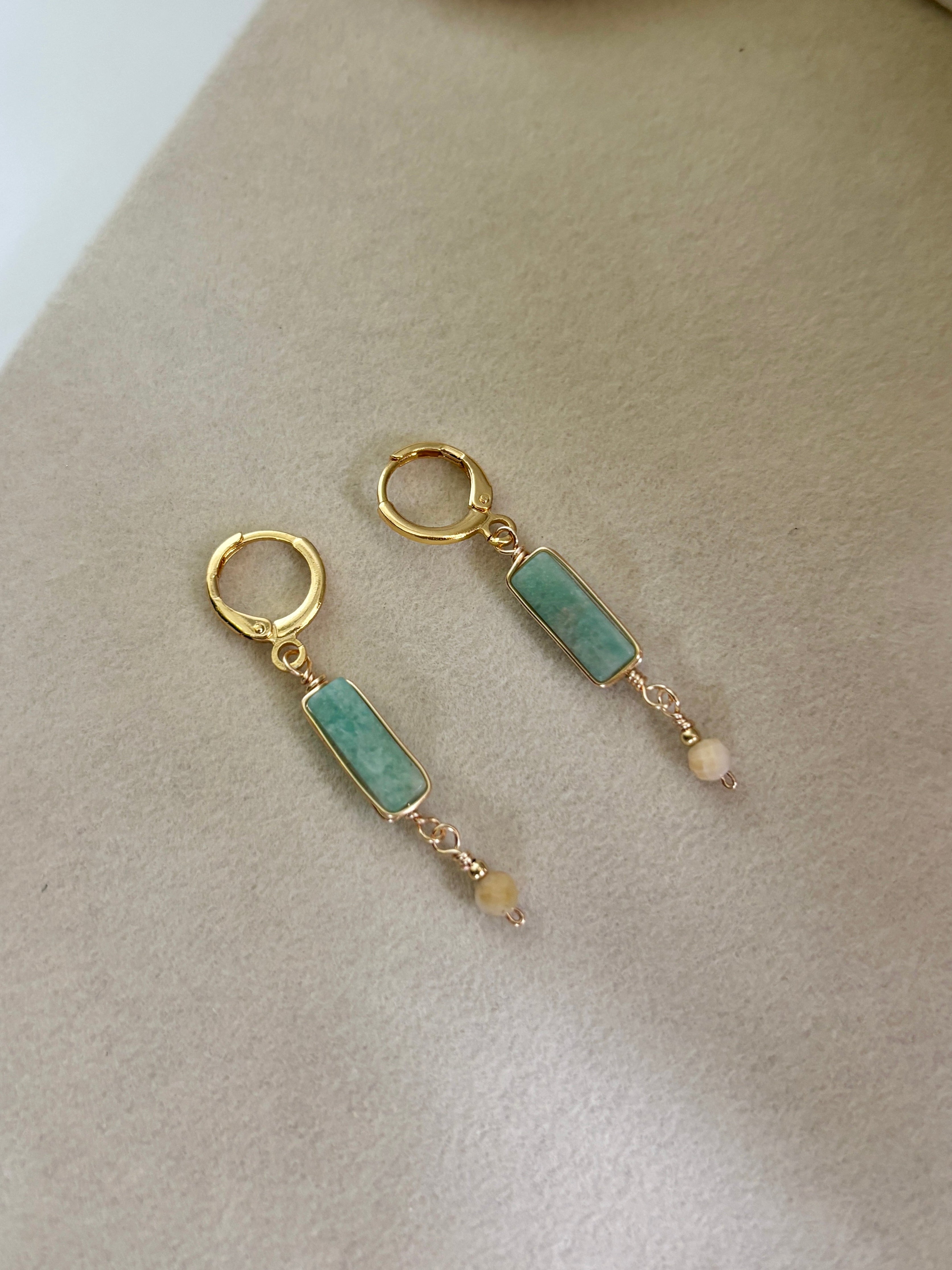 Shoreline Moonstone Earrings