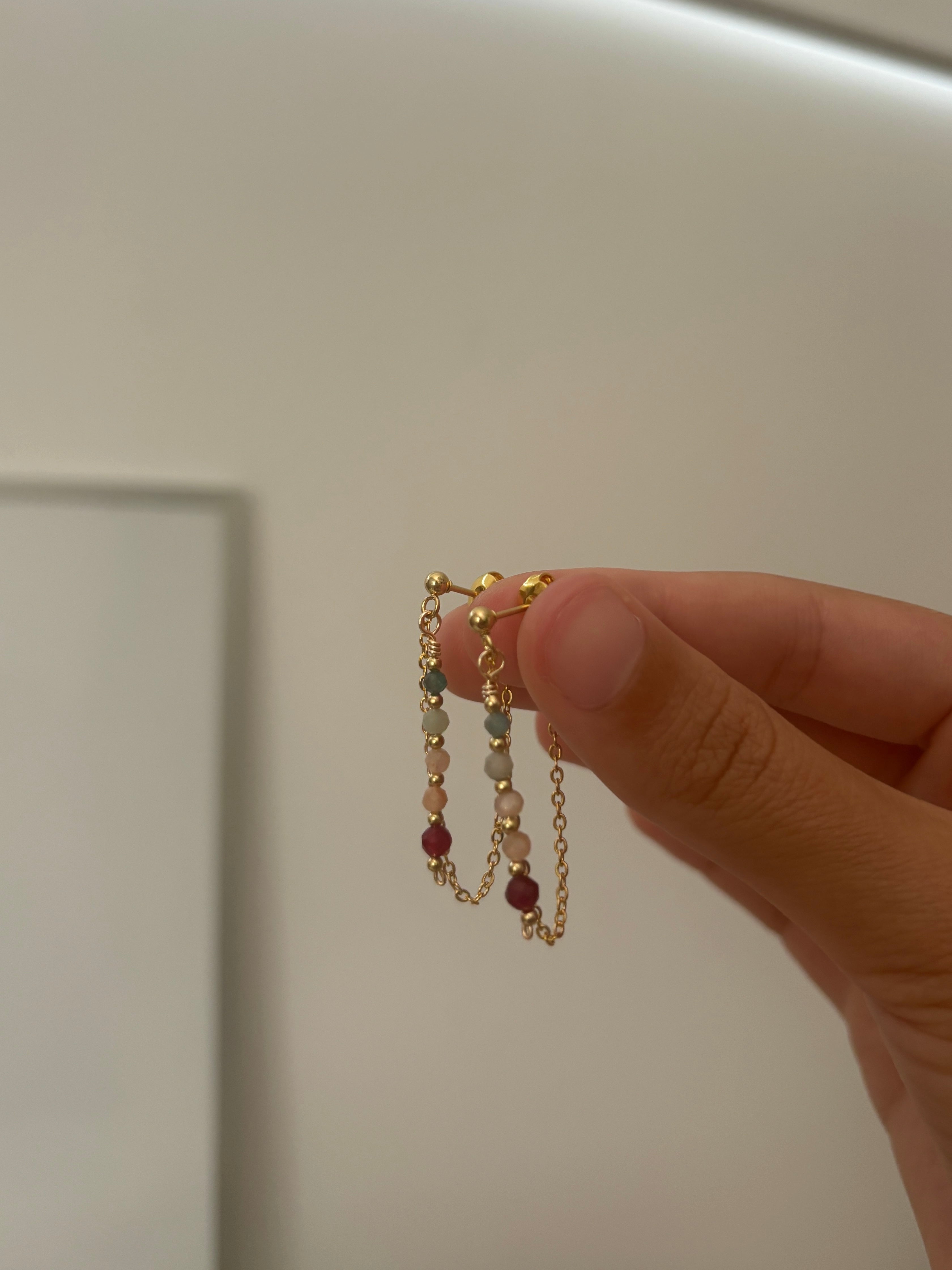 Rainbow Cascade Earrings