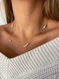 Asymmetry Pearl Necklace
