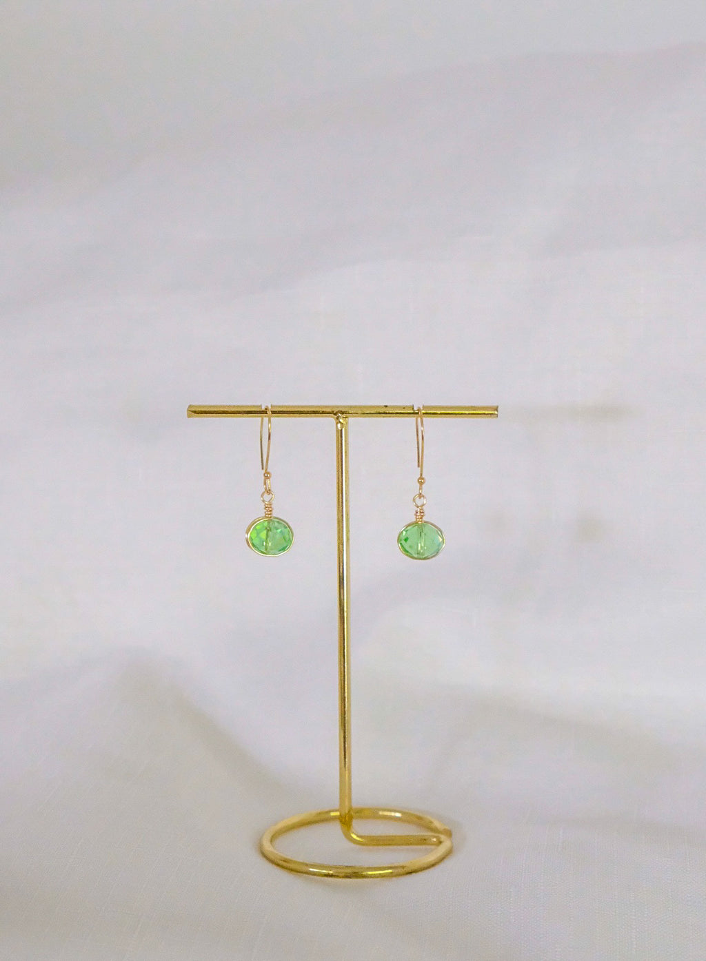 Millie Earrings in Spring Green