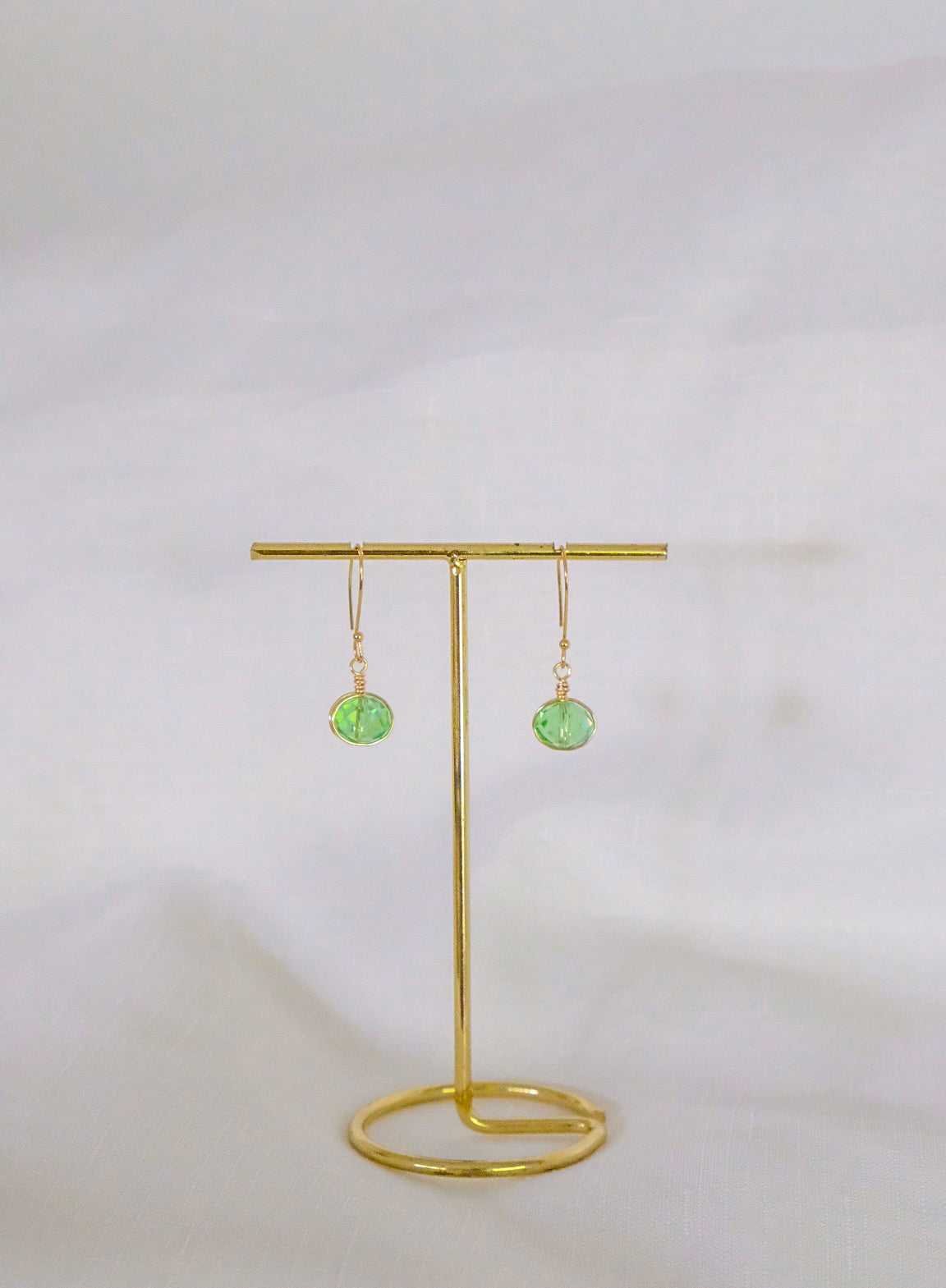 Millie Earrings in Spring Green