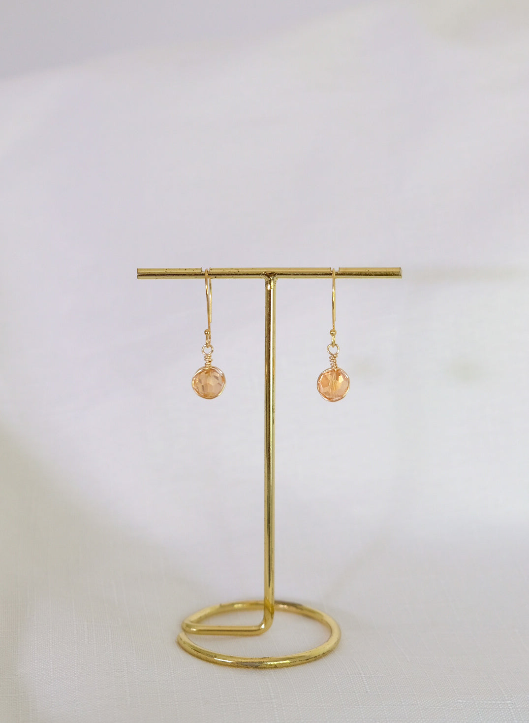 Millie Earrings in Champagne