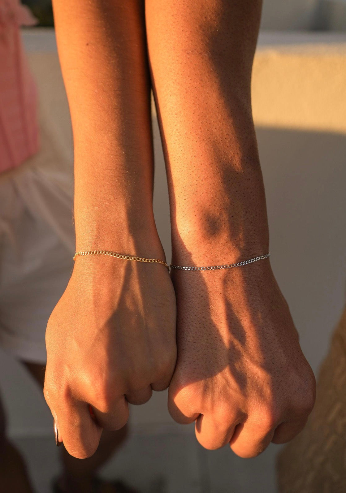 Couple's Chain Bracelet Set