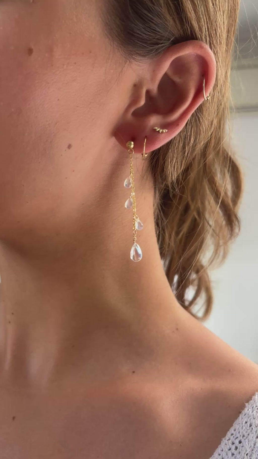 Crystal Cascade Earrings