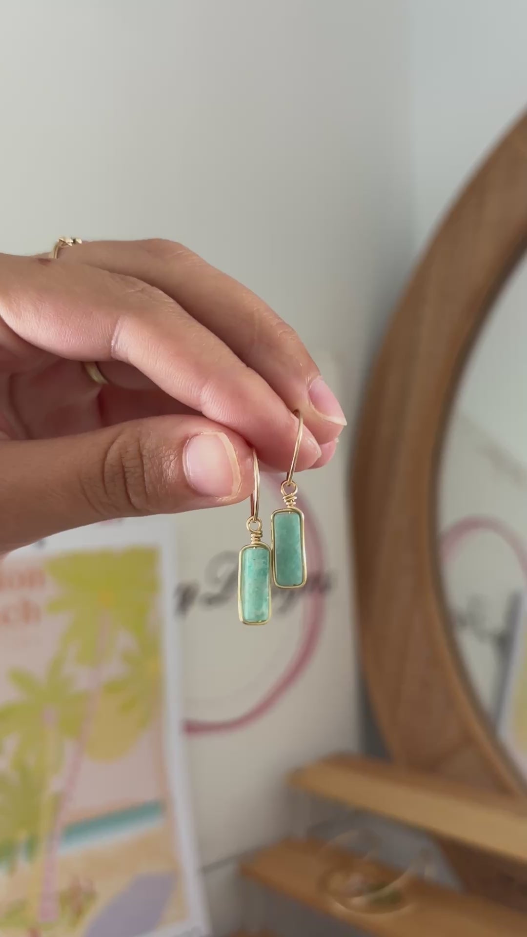 Classic Amazonite Earrings