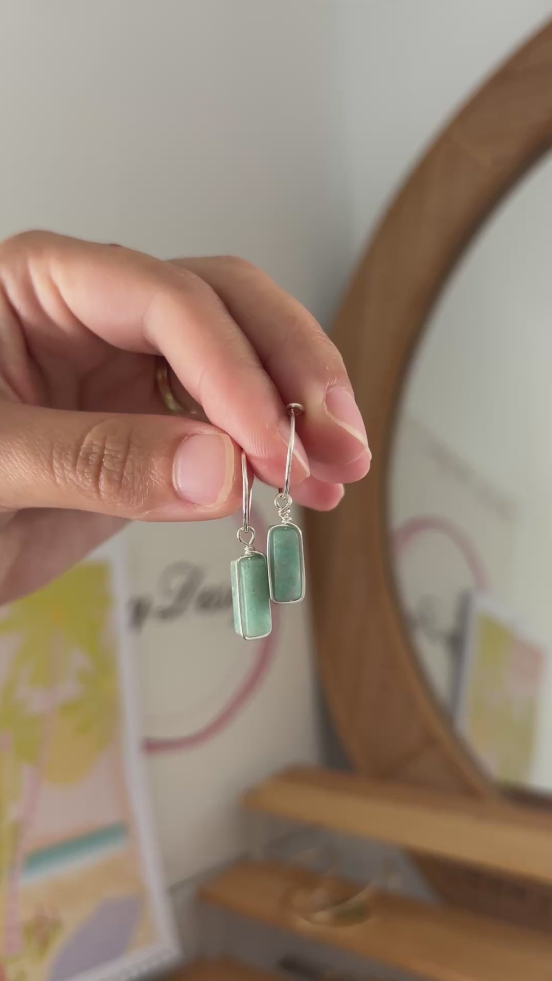 Classic Amazonite Earrings